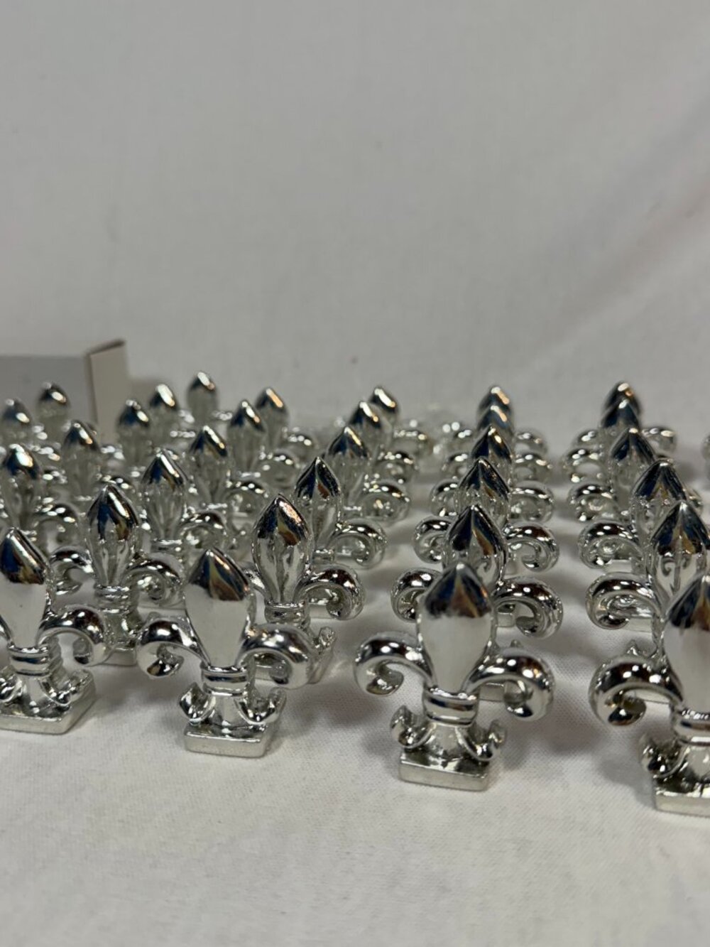 Kate Aspen Fleur De Lis Place Card Holders Silver Wedding Table Decor Lot 77